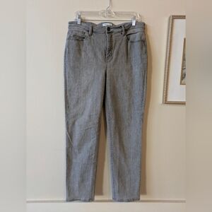 Coldwater Creek Shape Me High-Rise Straight Leg Jeans, Sz. 14